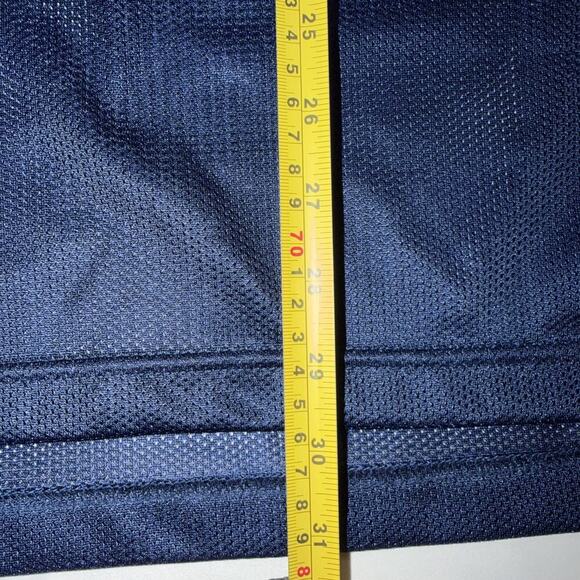 Nike Vintage Navy Mesh Jersey Y2K Sportswear Streetwear Swoosh Logo Med 90s - Picture 6 of 8